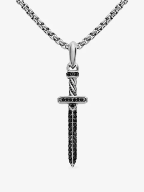 David Yurman pavé Sword amulet