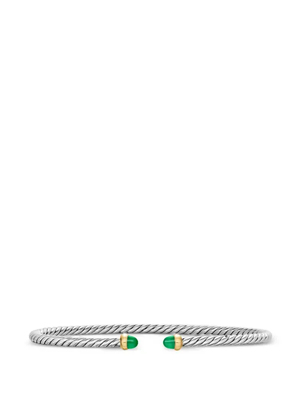 David Yurman Micro Cable Flex® Bracelet in Silver