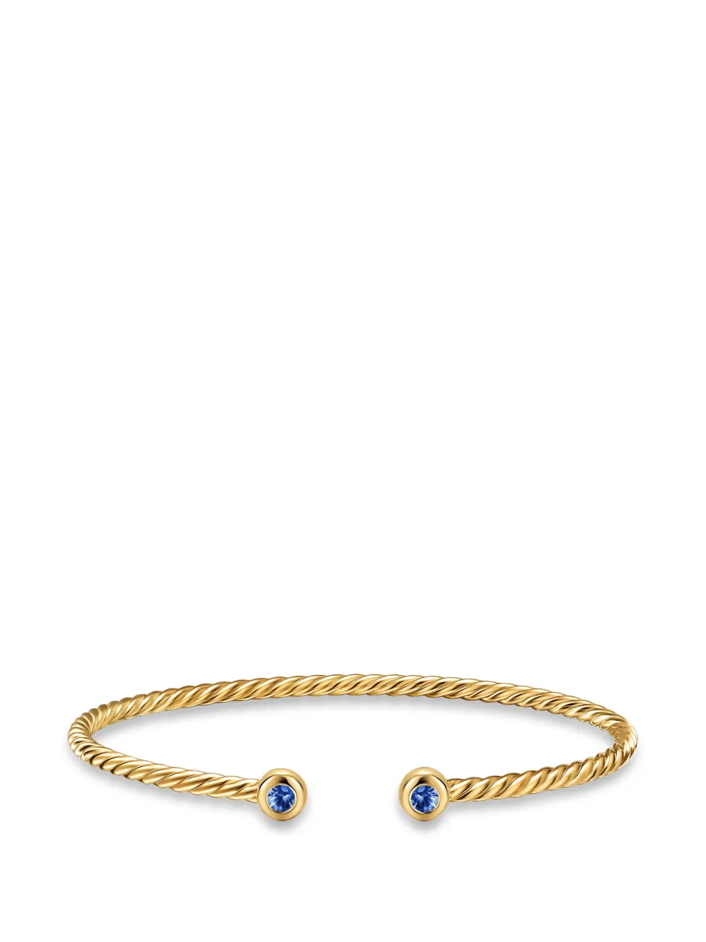  David Yurman Micro Cablespira® Flex Round Bracelet - Gold 