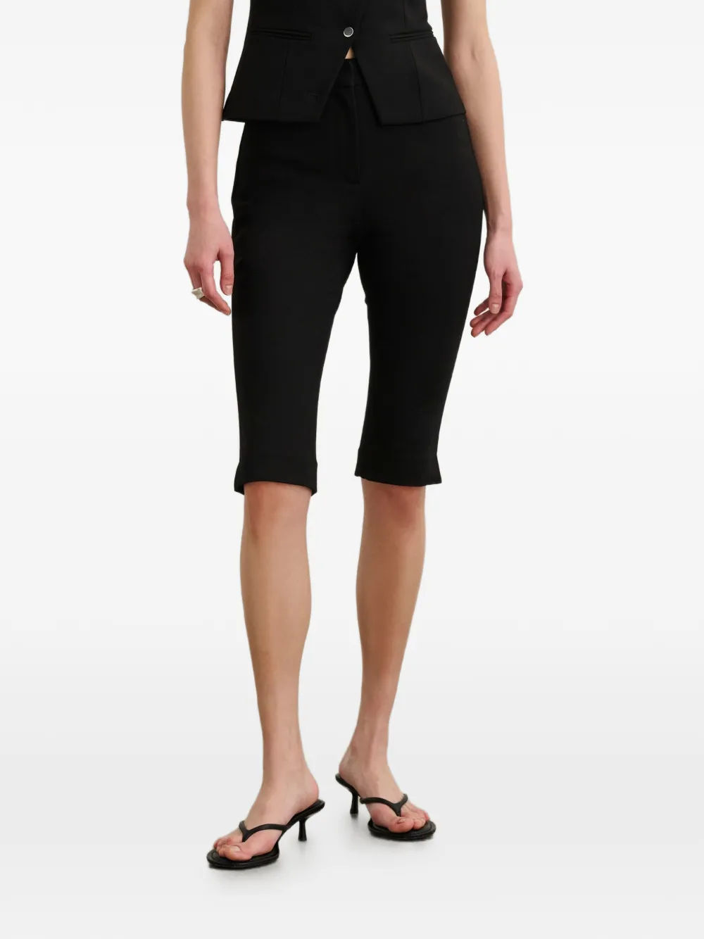 Toccin Ellen capri shorts - Schwarz