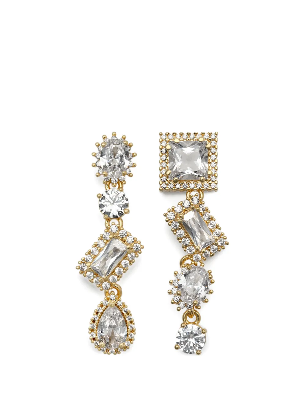 Maison Margiela Cluster Drop earrings - Oro