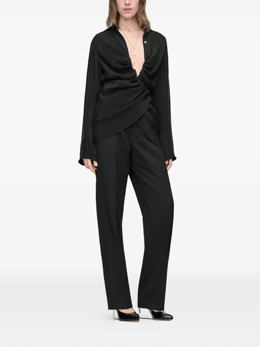 Maison Margiela Straight broek Zwart