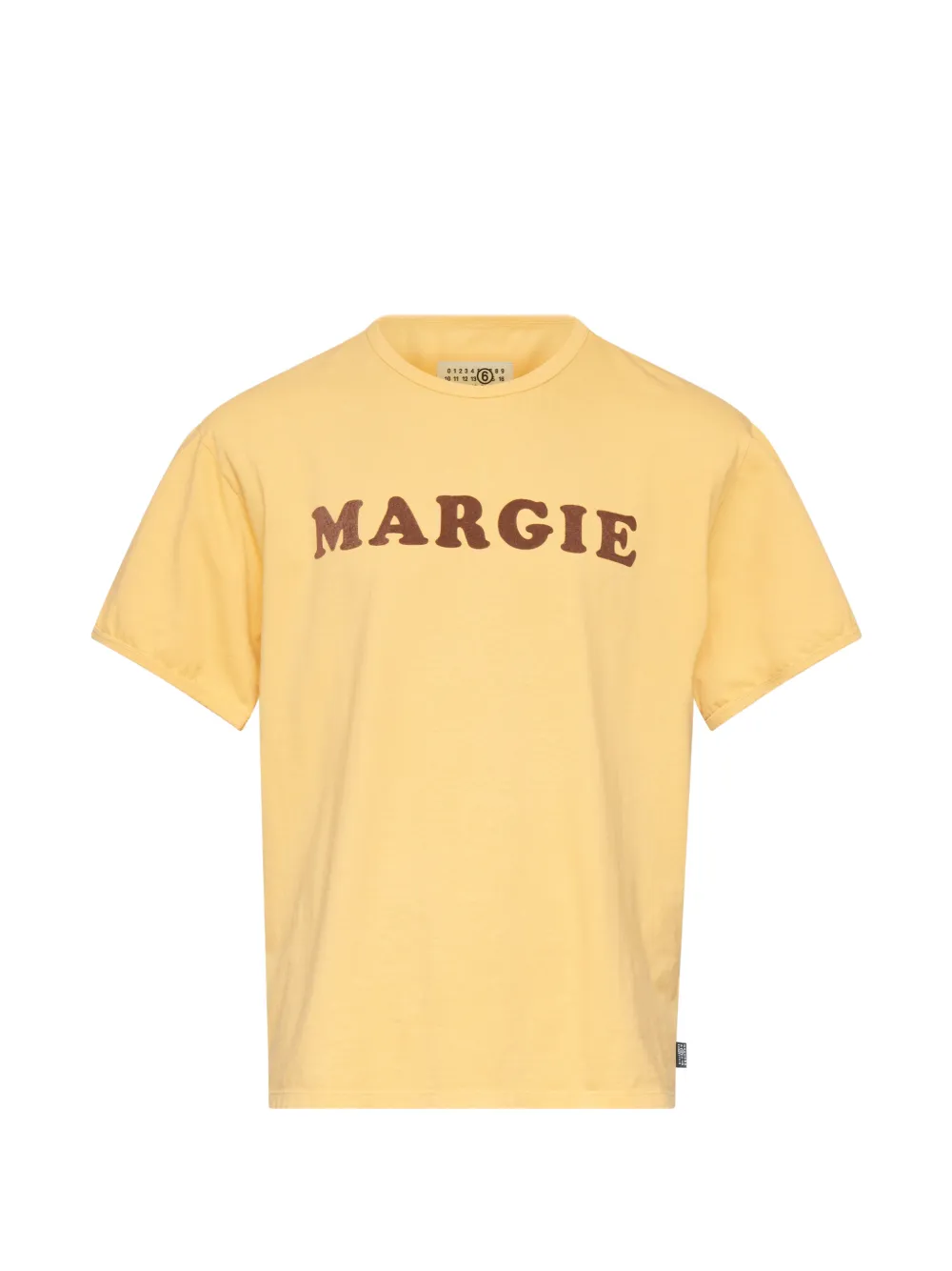 MM6 Maison Margiela graphic-print cotton T-shirt - Giallo