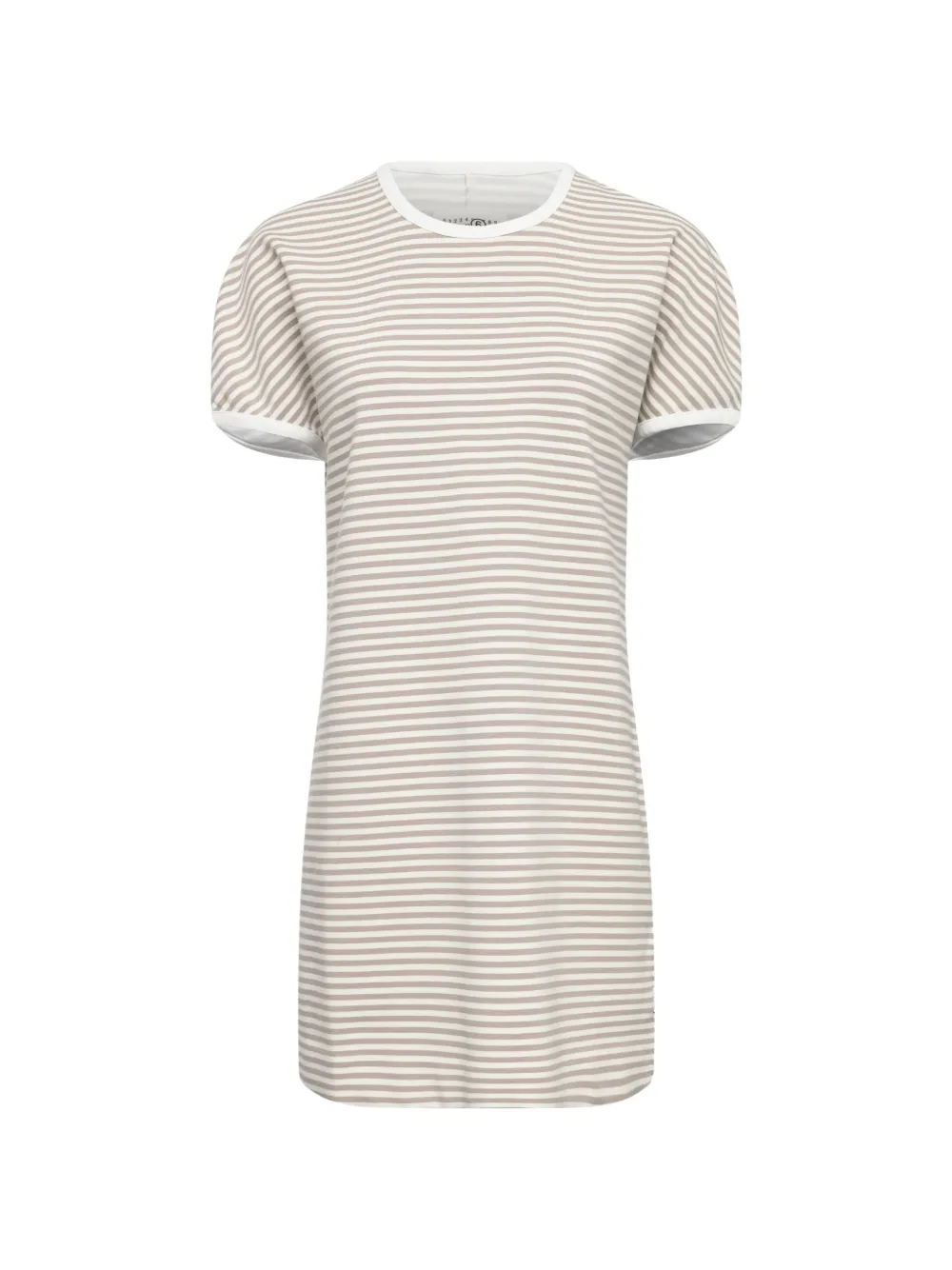 MM6 Maison Margiela Abito corto a righe - 001F