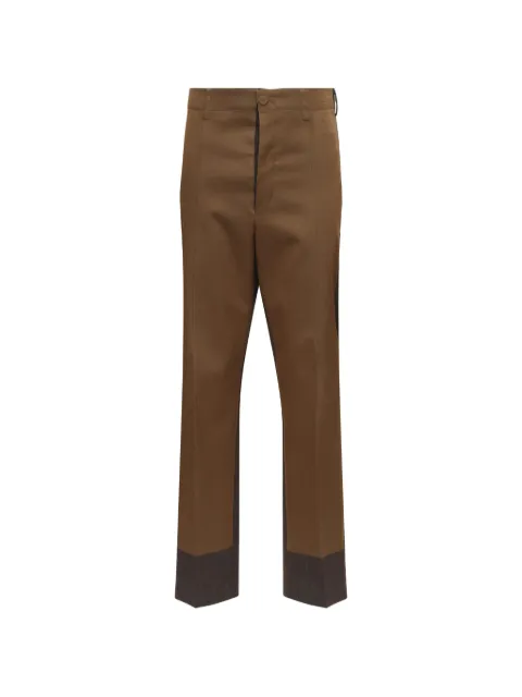 MM6 Maison Margiela pantalones de vestir con diseño color block
