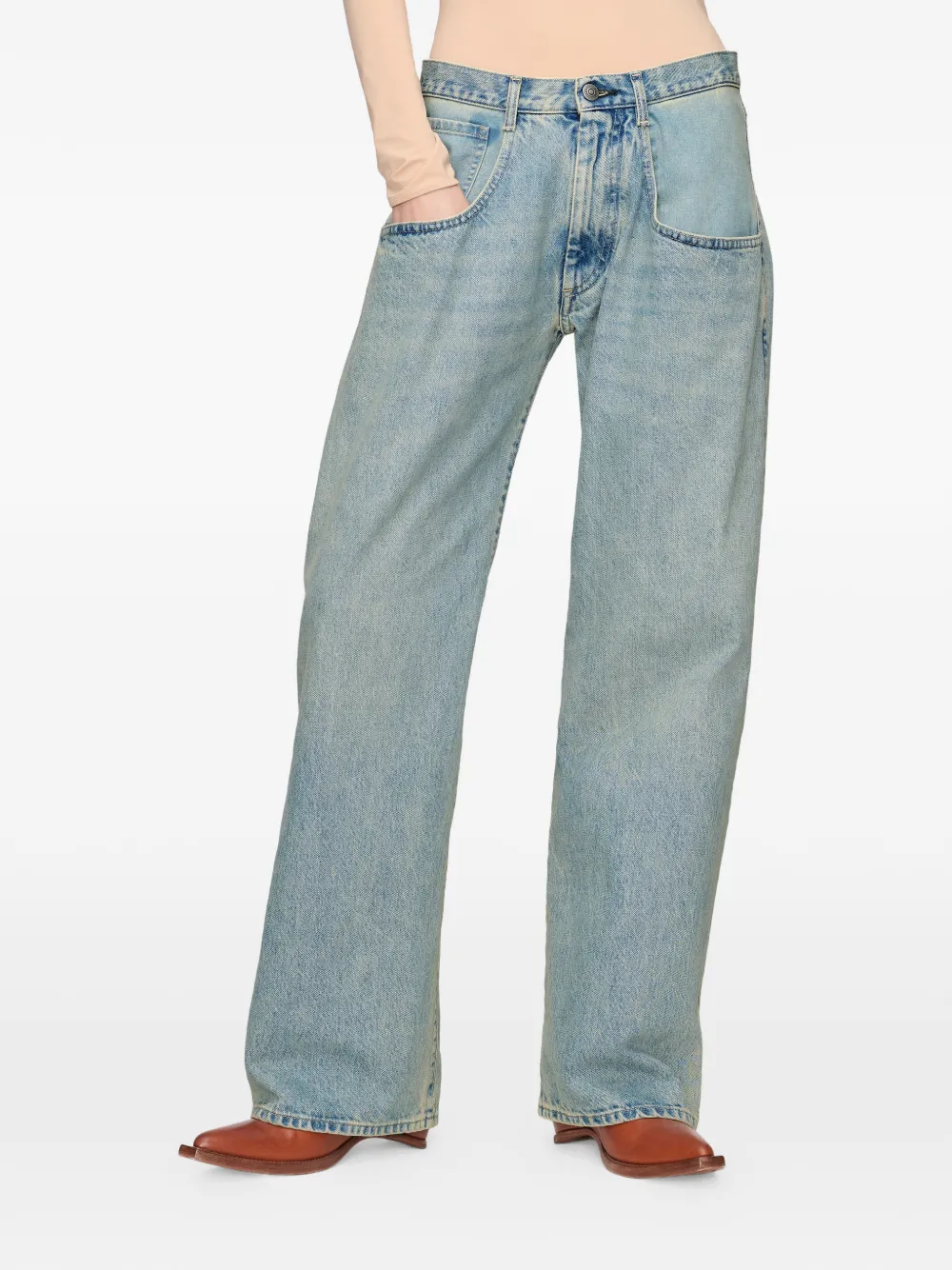  Maison Margiela Vaqueros Anchos - Azul 