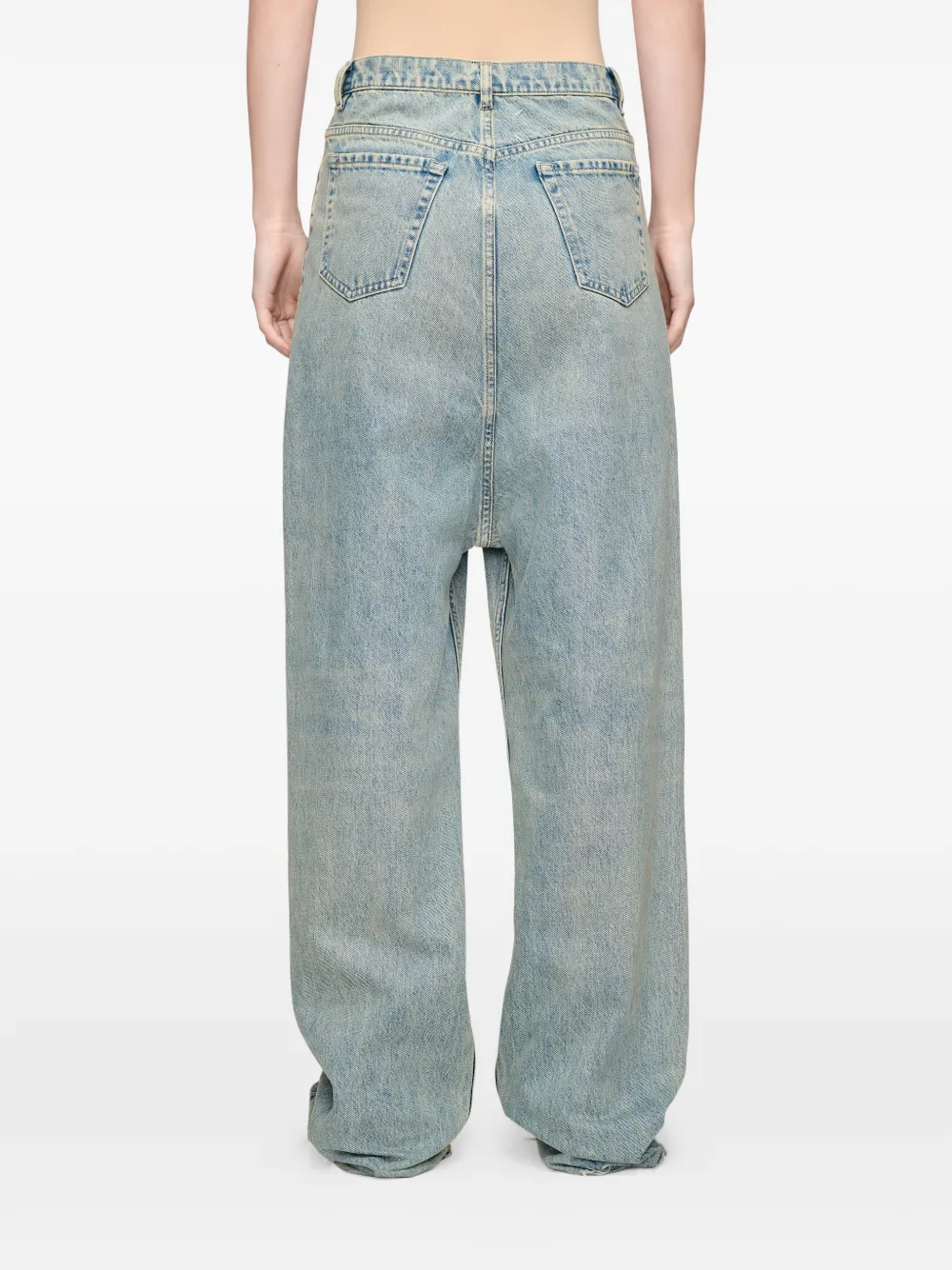 Maison Margiela Jeans met wijde pijpen Blauw