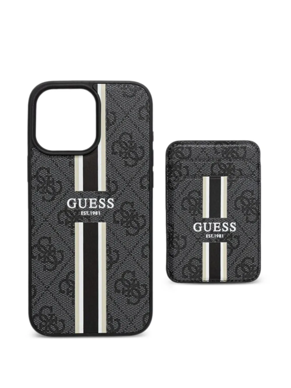 GUESS USA logo iPhone 16 Pro Max phone case - Grigio