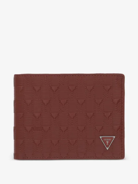 GUESS USA logo-plaque wallet