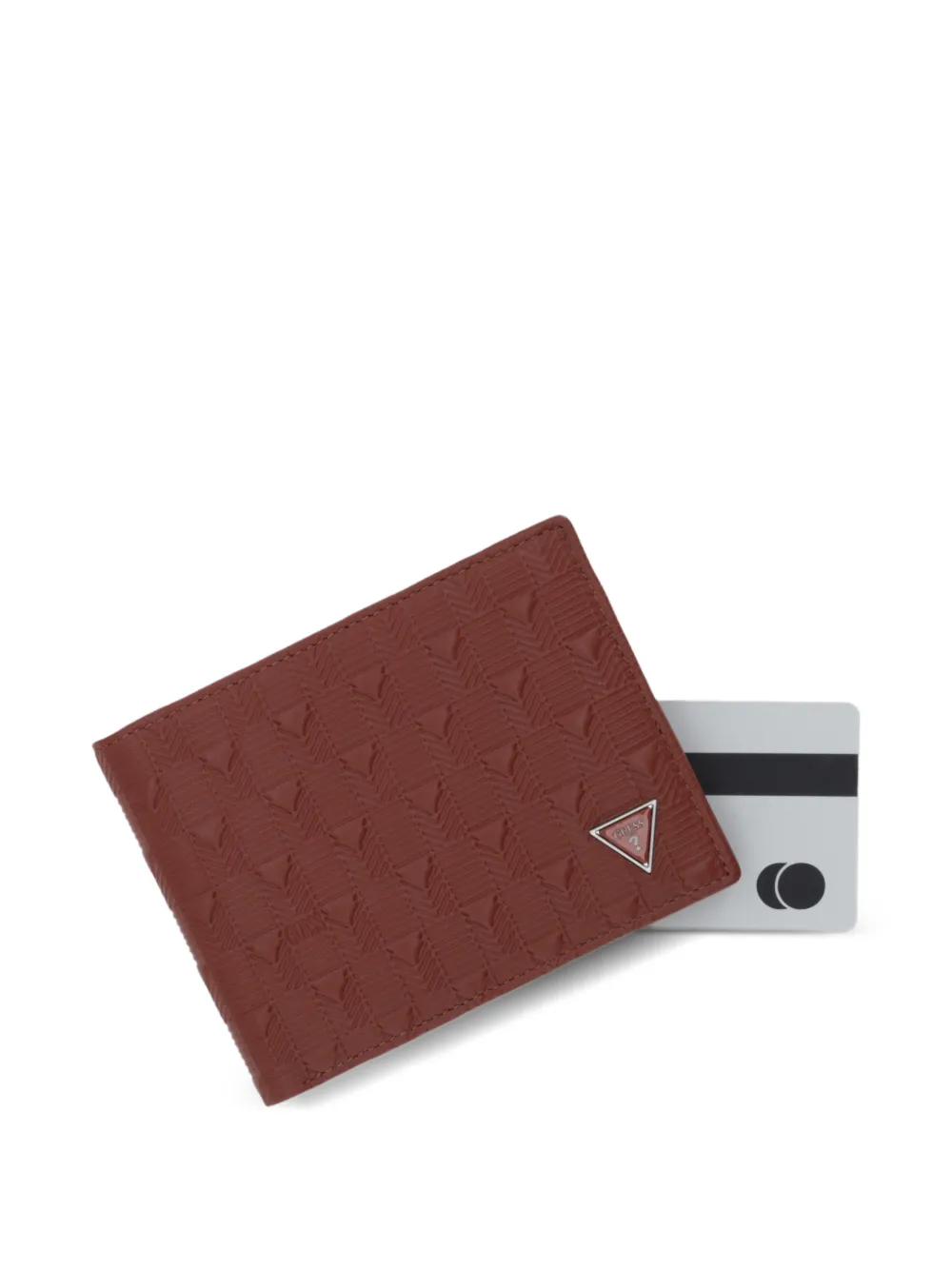 GUESS USA Portemonnee met logoplakkaat Bruin