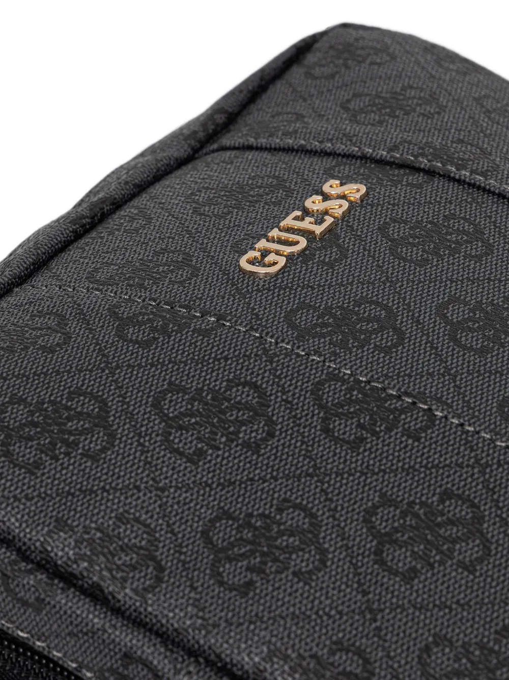 GUESS USA 4G Uptown monogram-pattern messenger bag Grijs