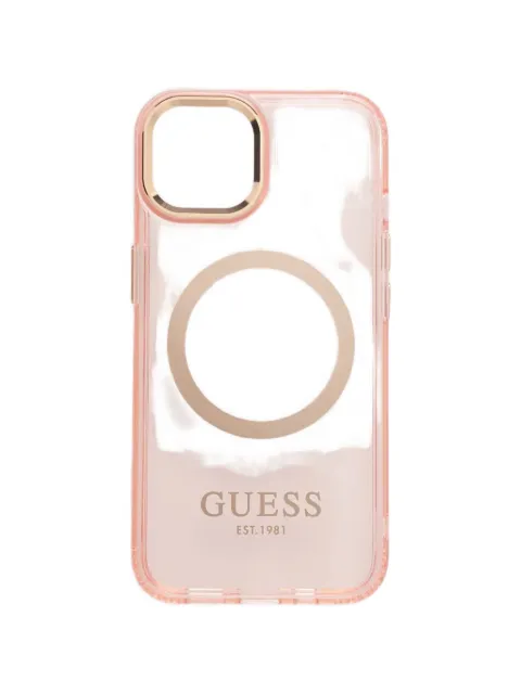 GUESS USA logo-print translucent iPhone case