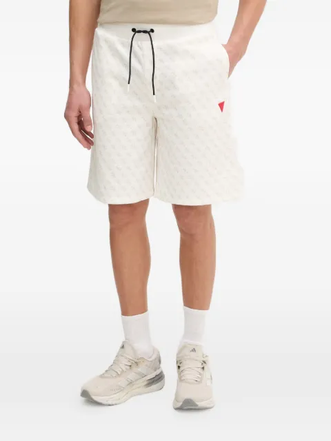 GUESS USA pattern drawstring shorts