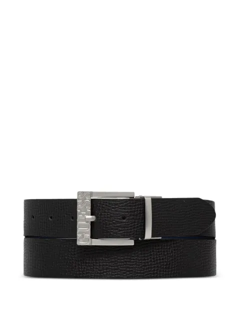 GUESS USA logo-plaque reversible belt