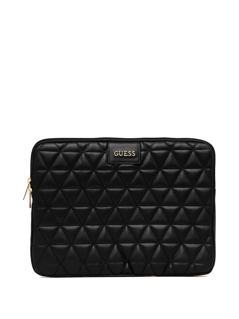 GUESS USA quilted laptop case - Nero