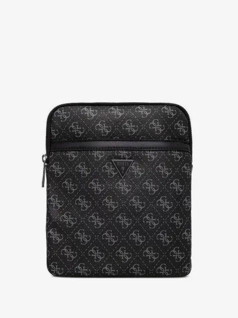 GUESS USA Milano 经典logo印花logo标牌迷你邮差包