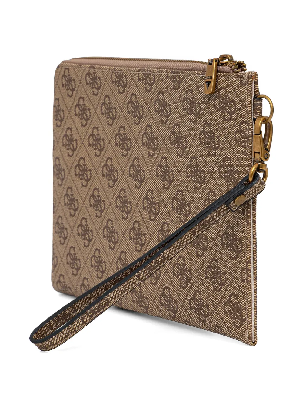 GUESS USA Milano 4G kleine clutch Beige