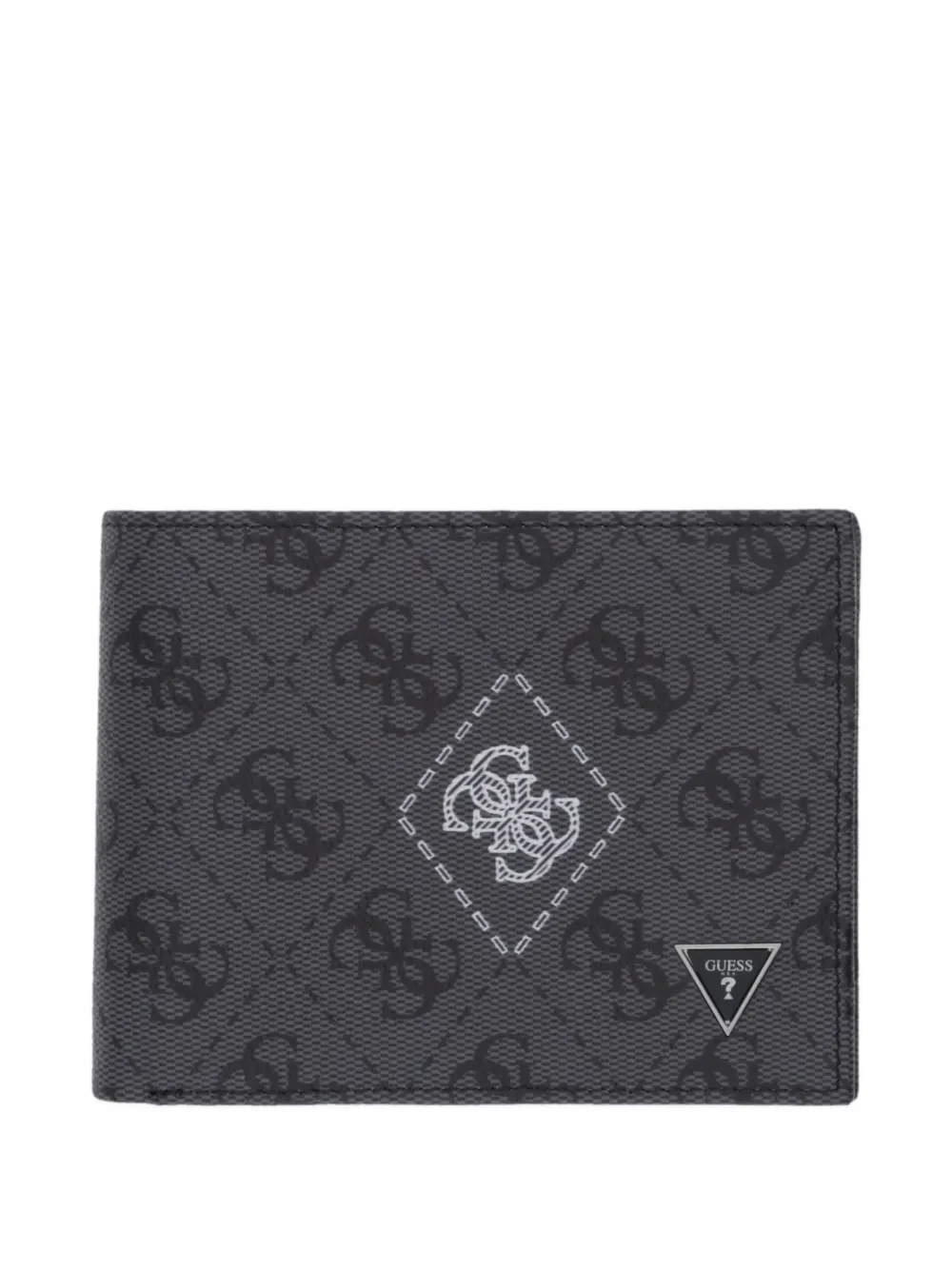 GUESS USA Portafoglio Milano 4G con monogramma - Grigio