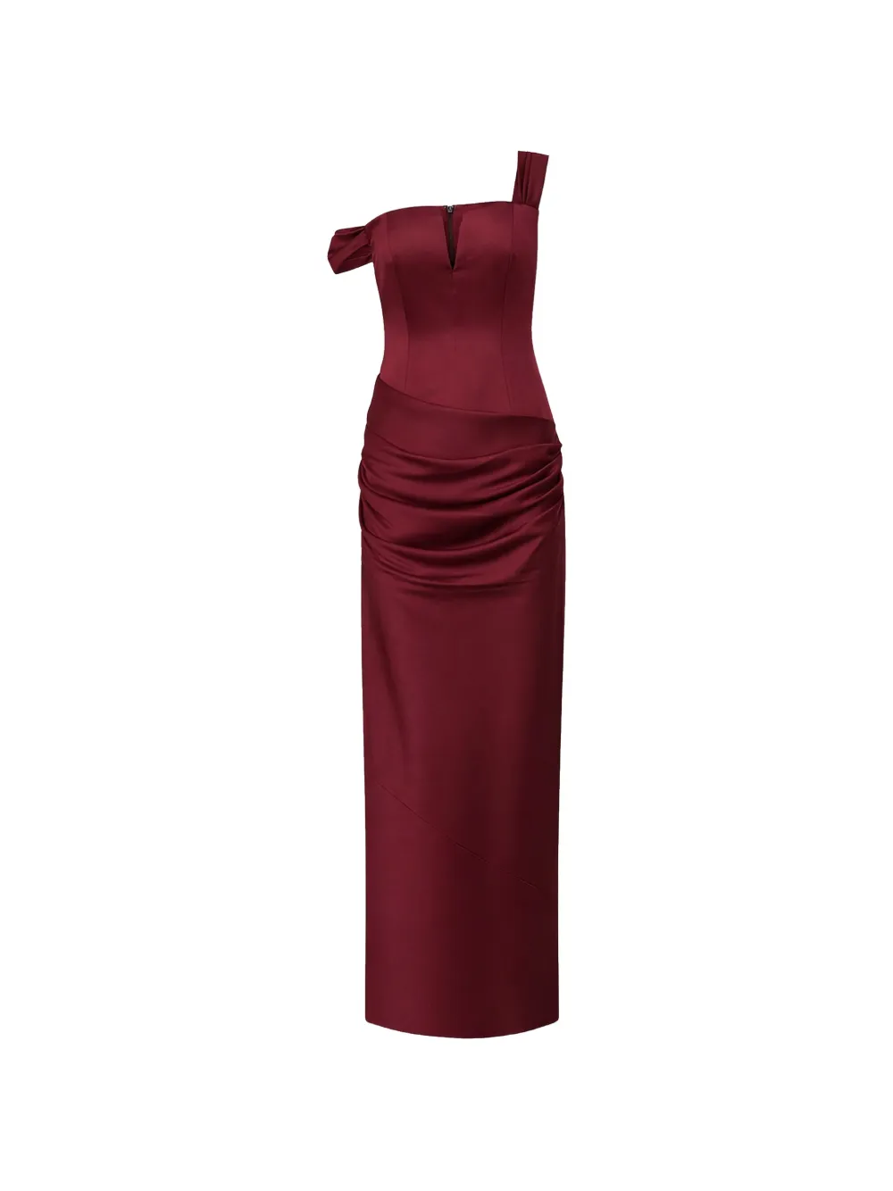 Alex Perry pleated maxi dress - Rosso