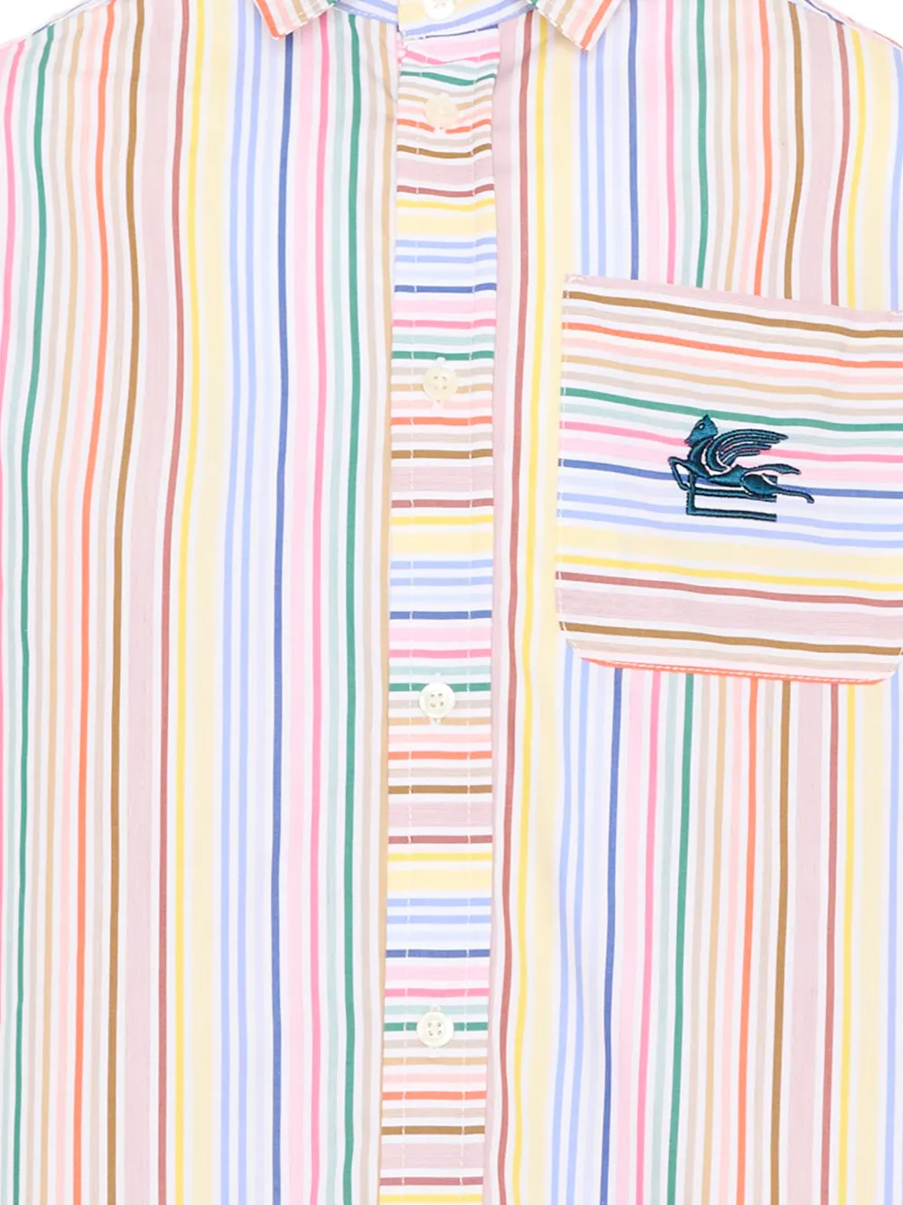 ETRO KIDS Gestreept shirt Wit