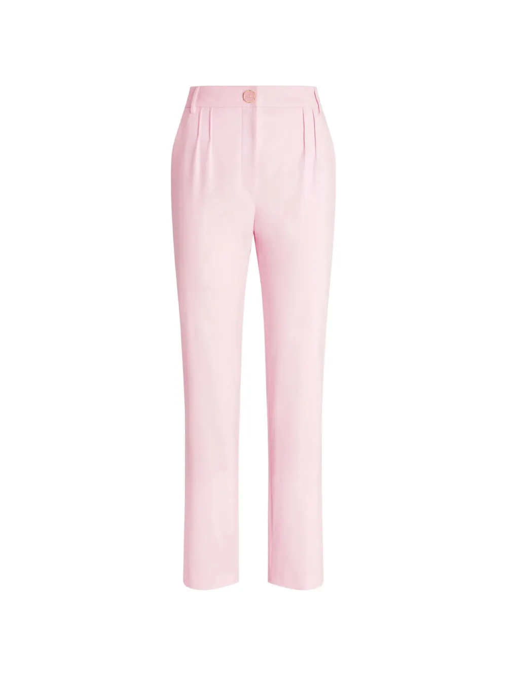 Genny pleat-detail trousers - Rosa