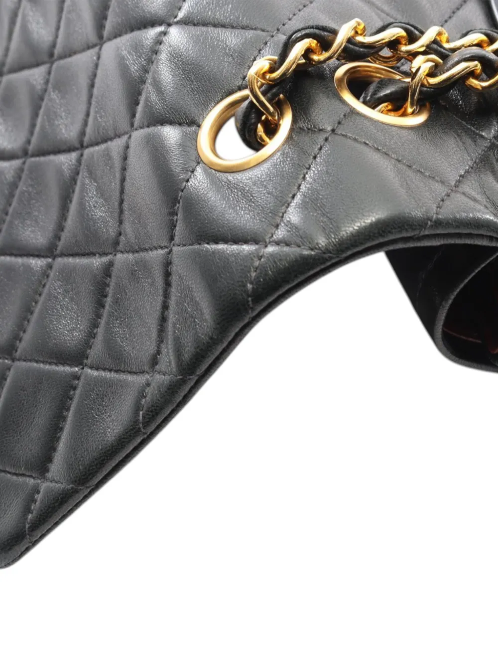 1996-1997 Medium Classic Lambskin Double Flap Shoulder Bag