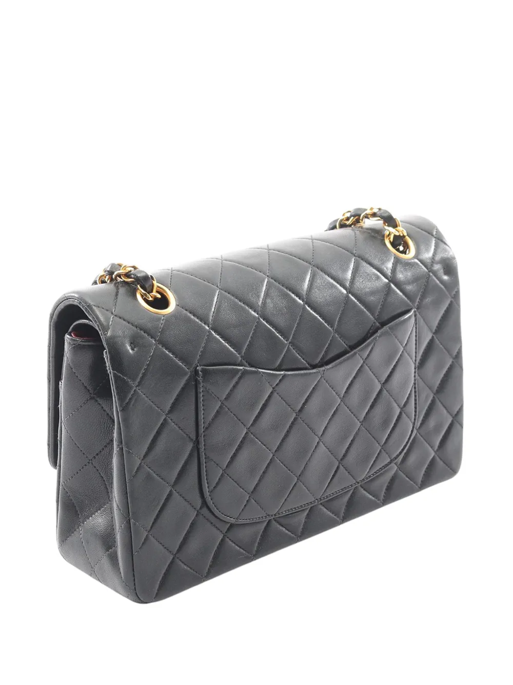 1996-1997 Medium Classic Lambskin Double Flap Shoulder Bag