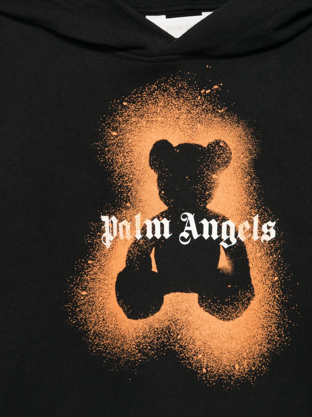 Palm Angels Kids Hoodie met grafische print Zwart