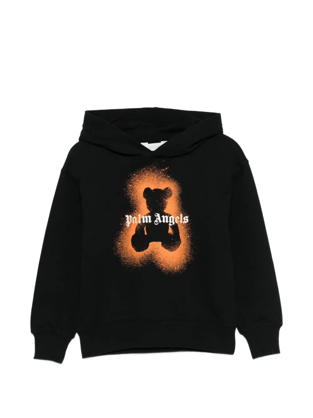 Palm Angels Kids bear-graphic hoodie - Nero