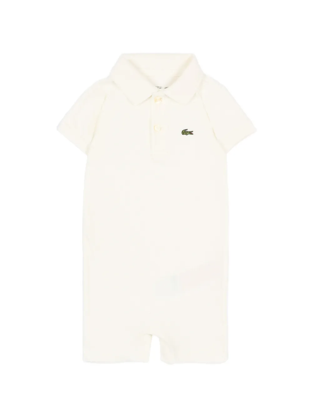 Lacoste Kids polo rompers - Bianco