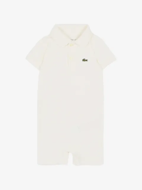 Lacoste Kids polo rompers