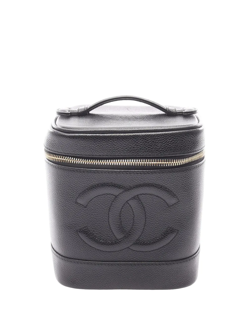 CHANEL Pre-Owned 2004-2005 Timeless Caviar vanity bag - Black