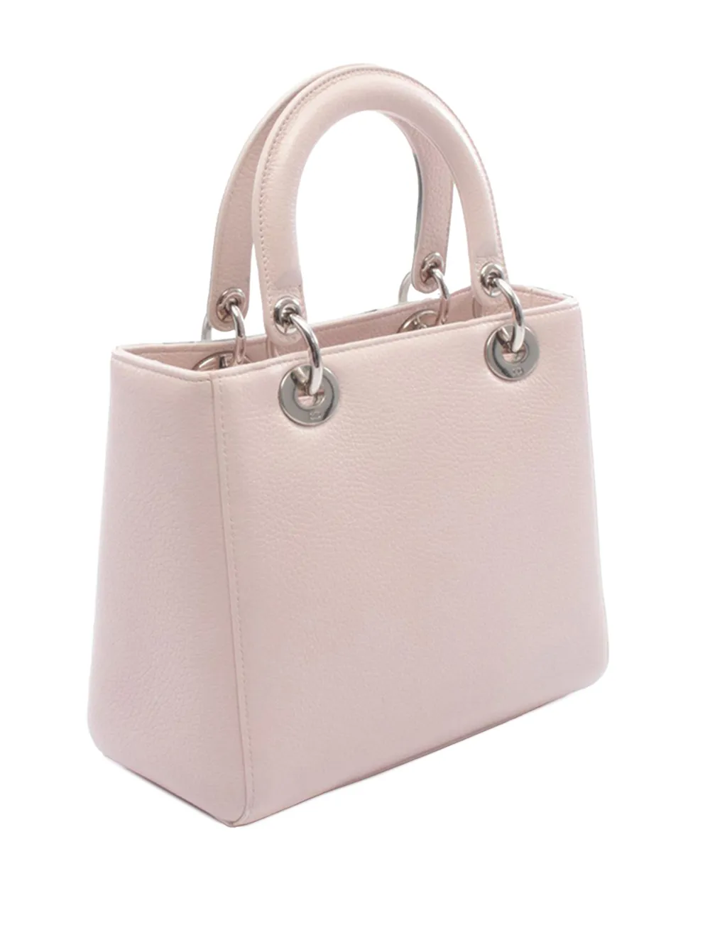 2010-2026 Medium Deerskin Floral Printed Lady Dior Satchel