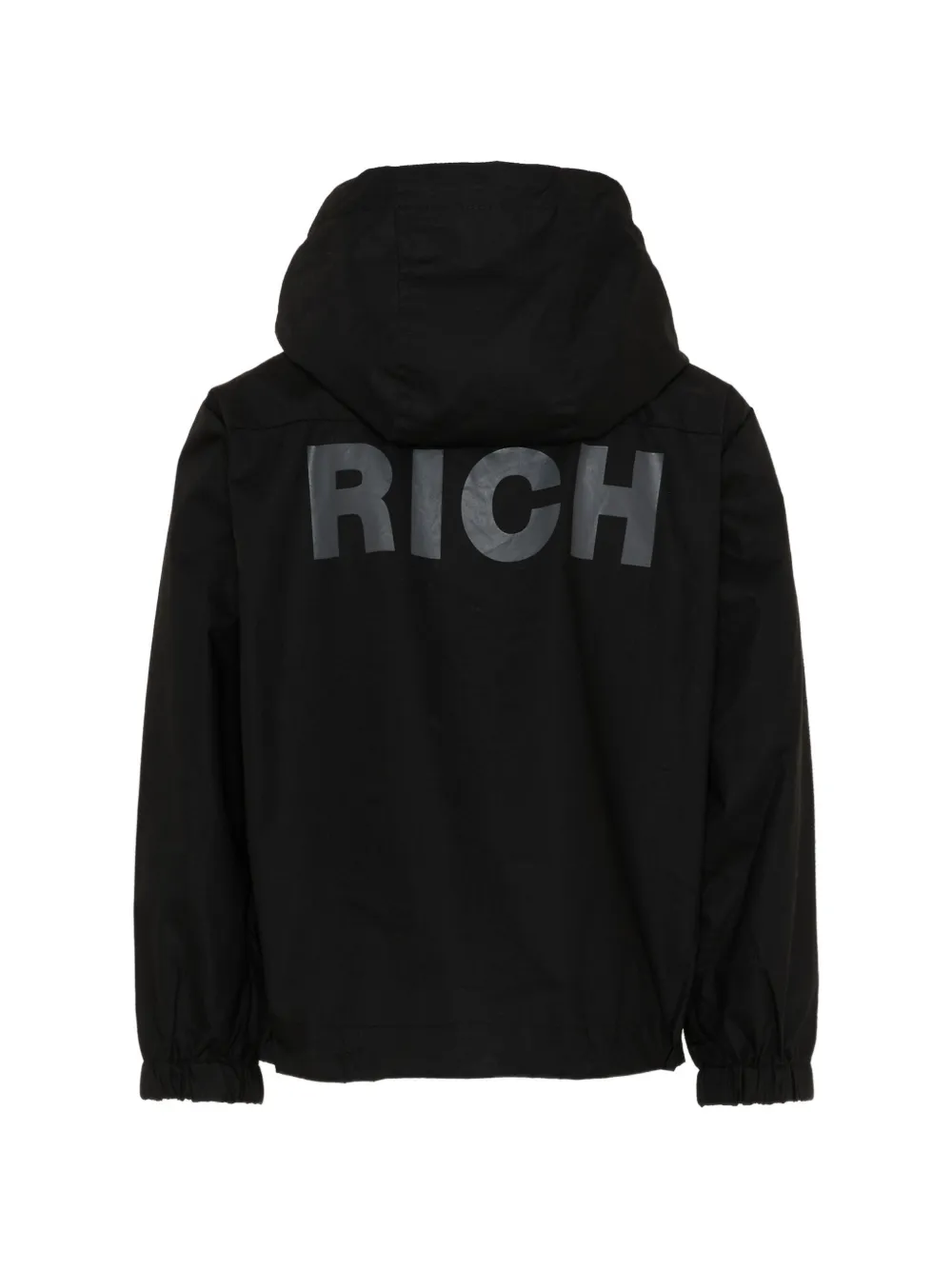 John Richmond Junior Jack met capuchon en zak Zwart