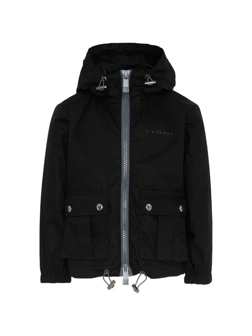 John Richmond Junior hooded pocket jacket - Nero