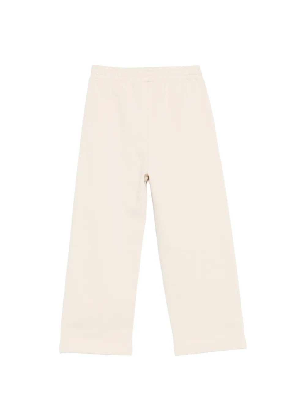 Palm Angels Kids Gestreepte broek met logodetail Beige