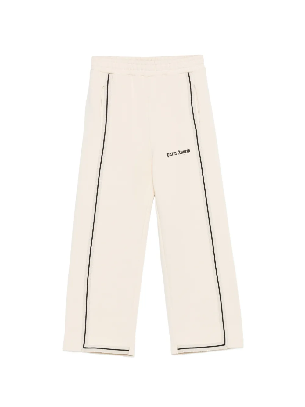 Palm Angels Kids logo-detail stripe trousers - Toni neutri
