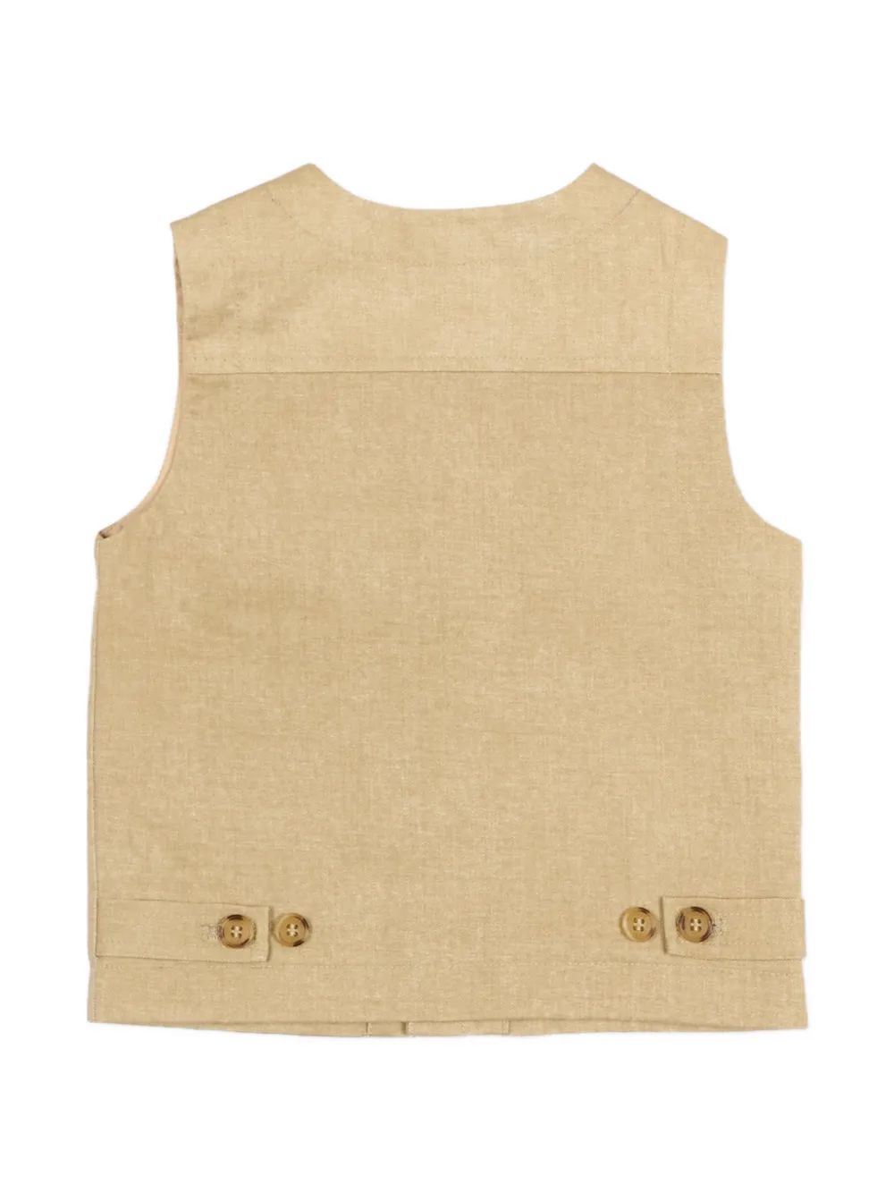  Trussardi Junior Button Pocket Vest - Neutrals 