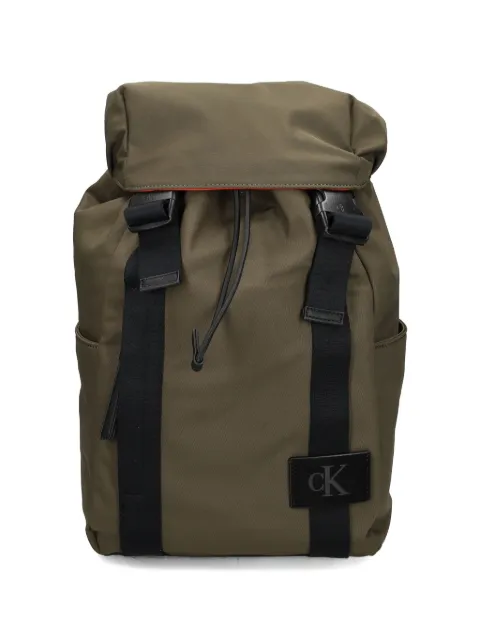 Calvin Klein buckle logo backpack