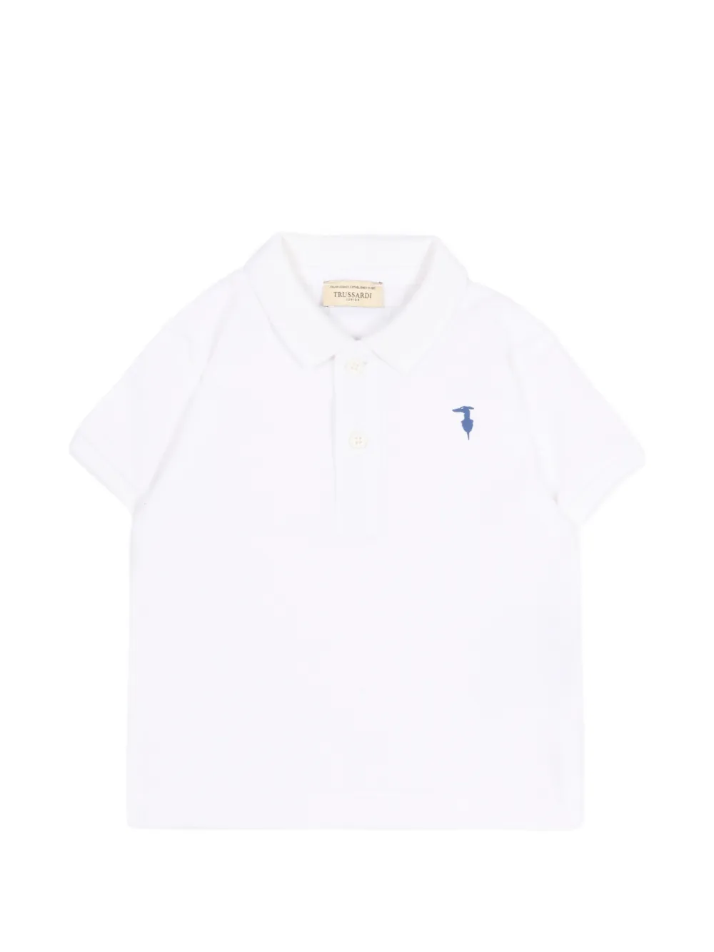 TRUSSARDI JUNIOR short-sleeve polo shirt - Bianco