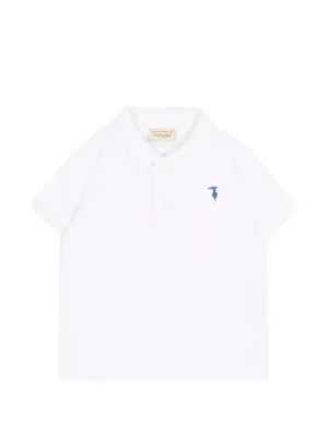 TRUSSARDI JUNIOR エンブロイダリーシャツ | ホワイト | FARFETCH JP