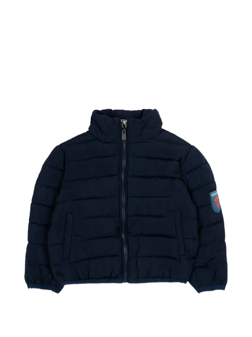 TRUSSARDI JUNIOR quilted bomber jacket - Blu