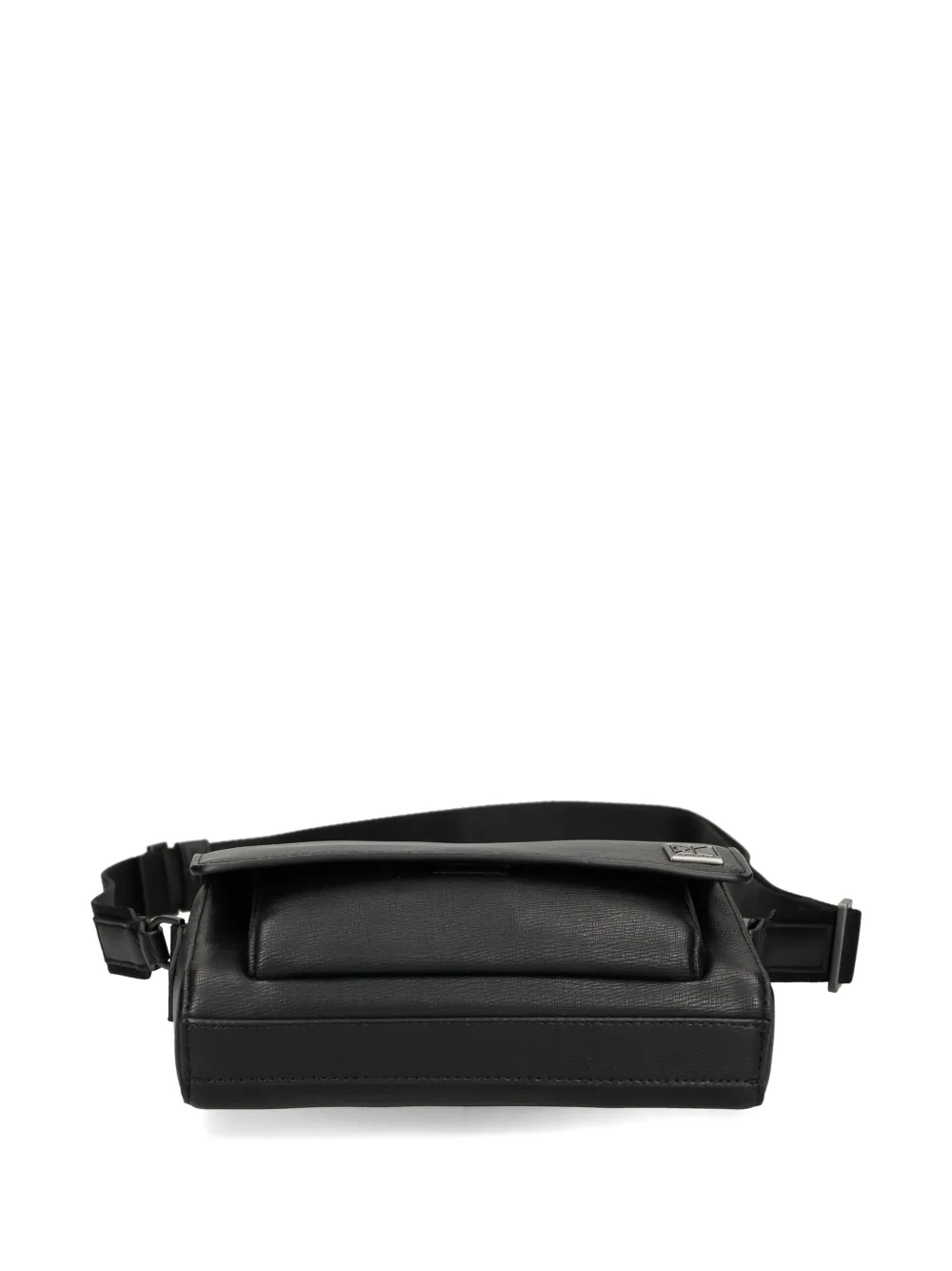 Calvin Klein Flap Cross Body Bag in Black, view 4