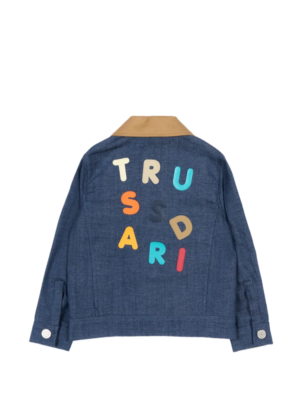  Trussardi Junior Collared Jacket - Blue 