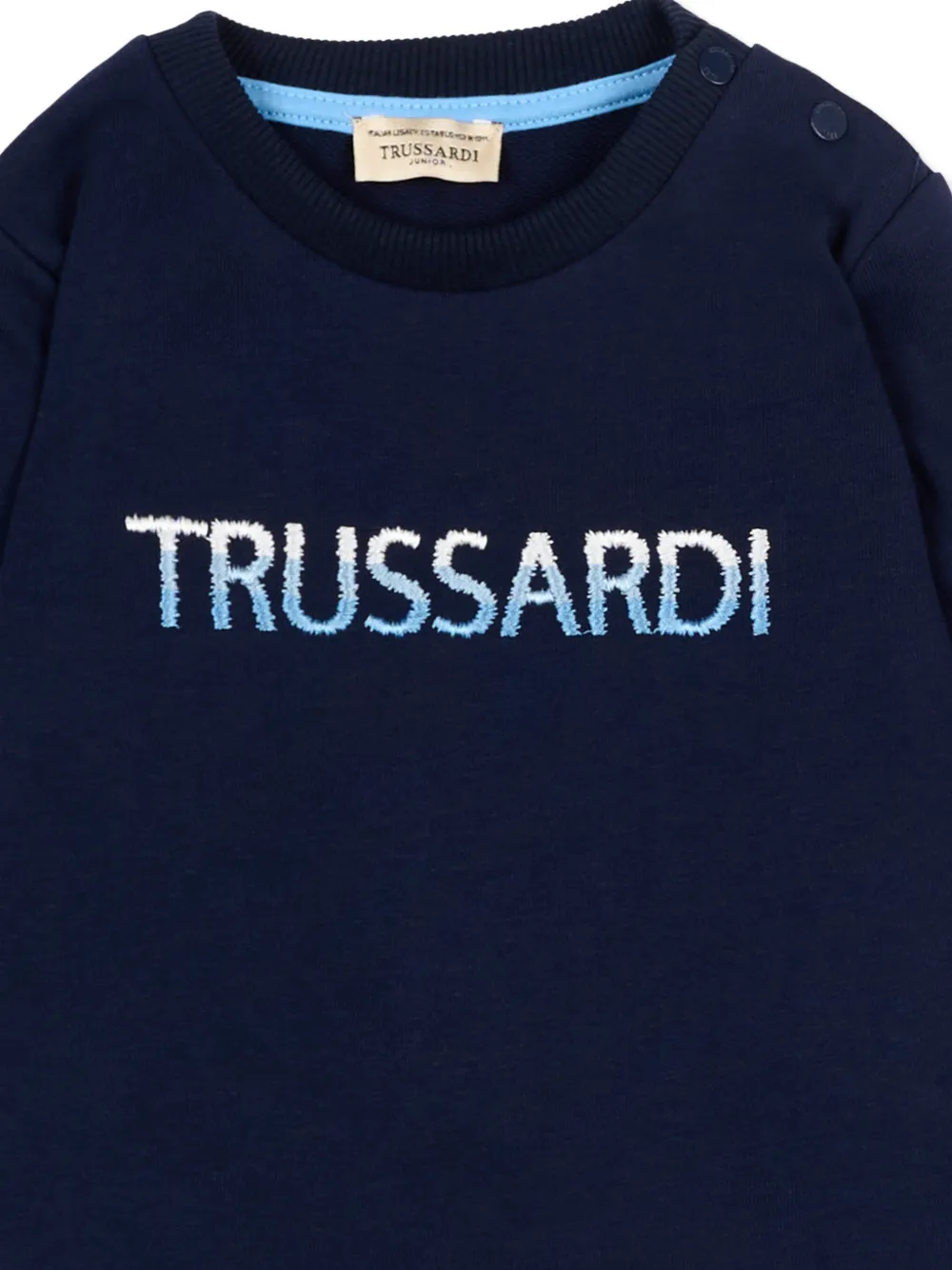  Trussardi Junior Logo Sweater - Blue 