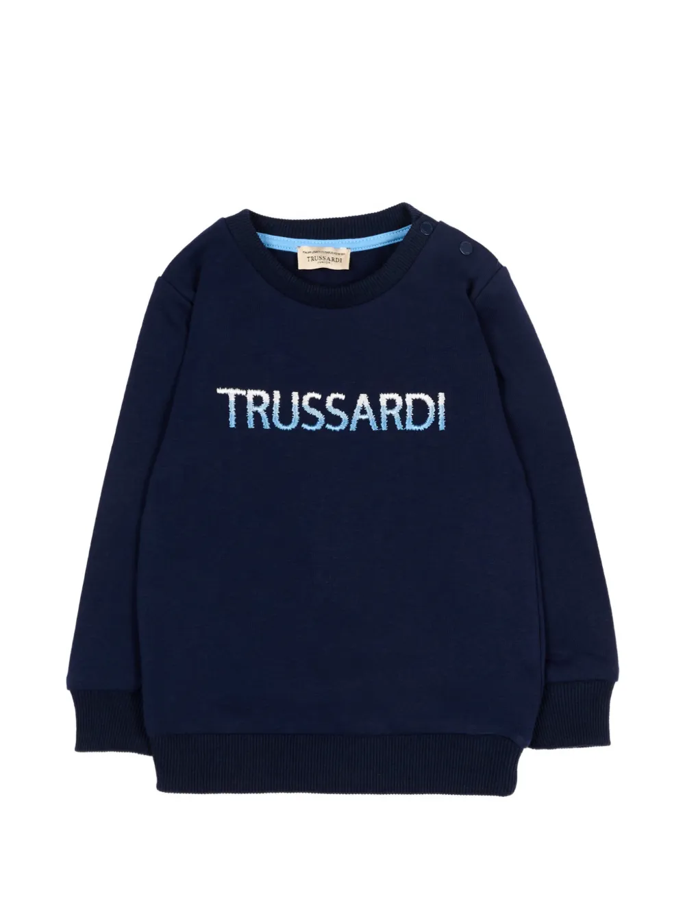 TRUSSARDI JUNIOR logo sweater - Blu