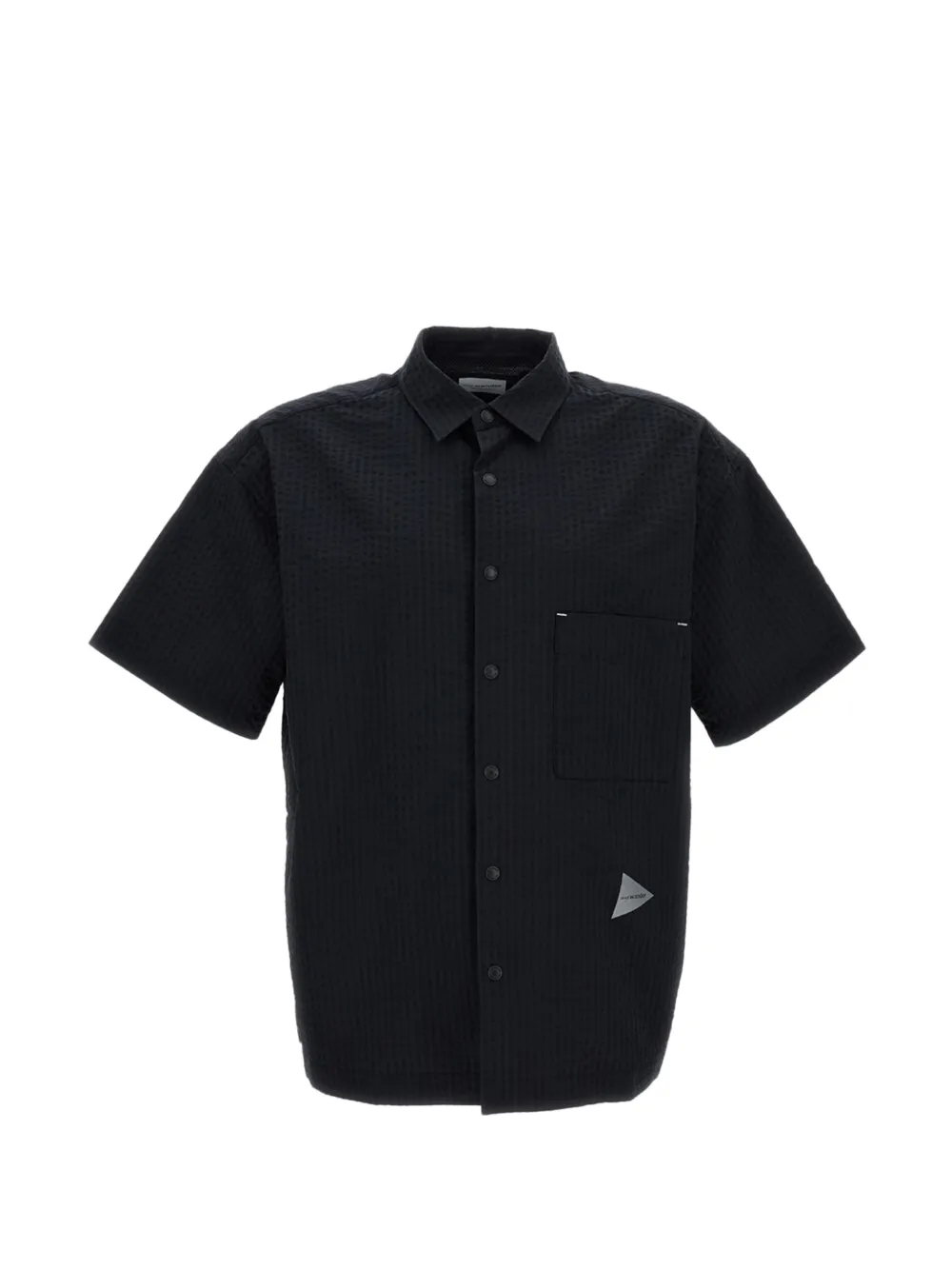 and Wander seersucker shirt - Nero