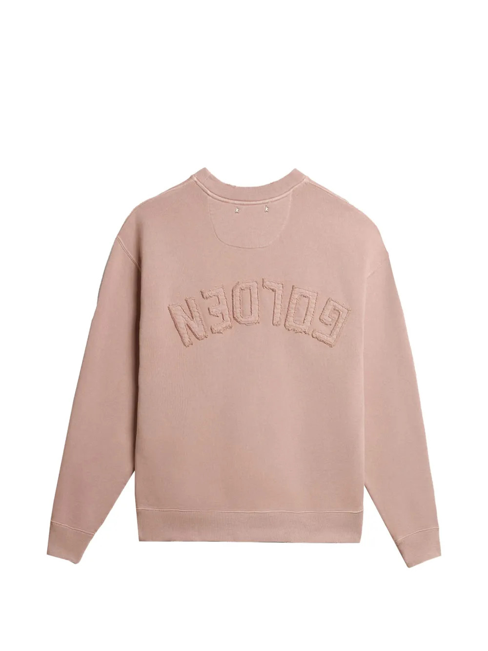 Golden Goose Sweater met omgekeerd logo op de achterkant Roze