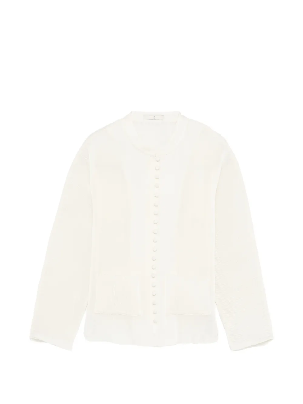 Róhe button patch-pocket blouse - Bianco