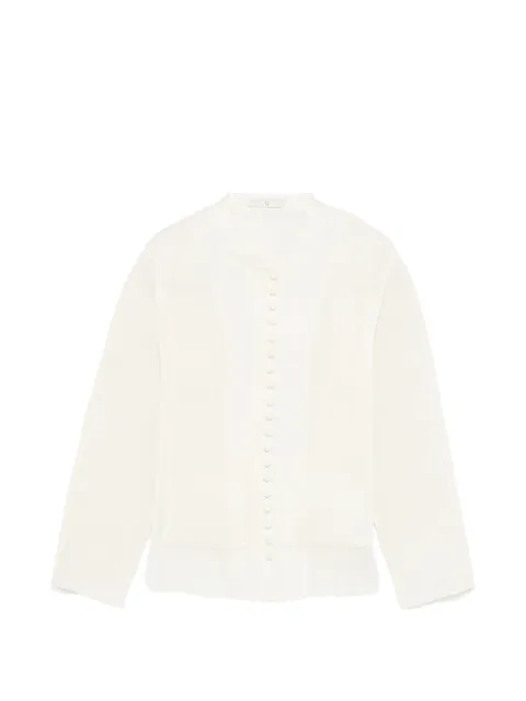 Róhe button patch-pocket blouse